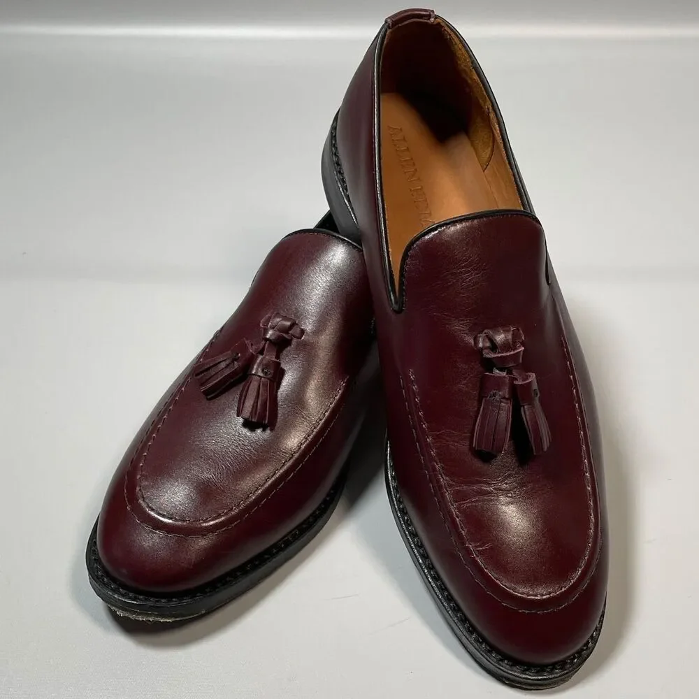 Allen Edmonds Randolph Slip-on Tassel Loafer Burgundy Slip On Men's 7.5 3E